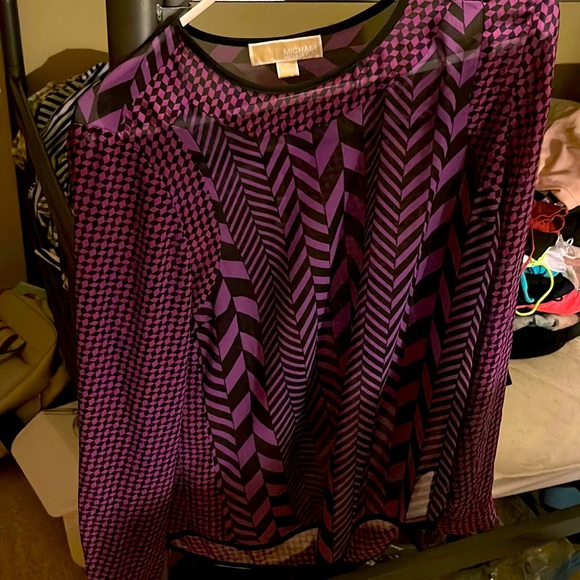 Purple Michael Kors top - Picture 1 of 1